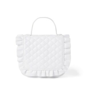 QUILTED RUFFLE PURSE